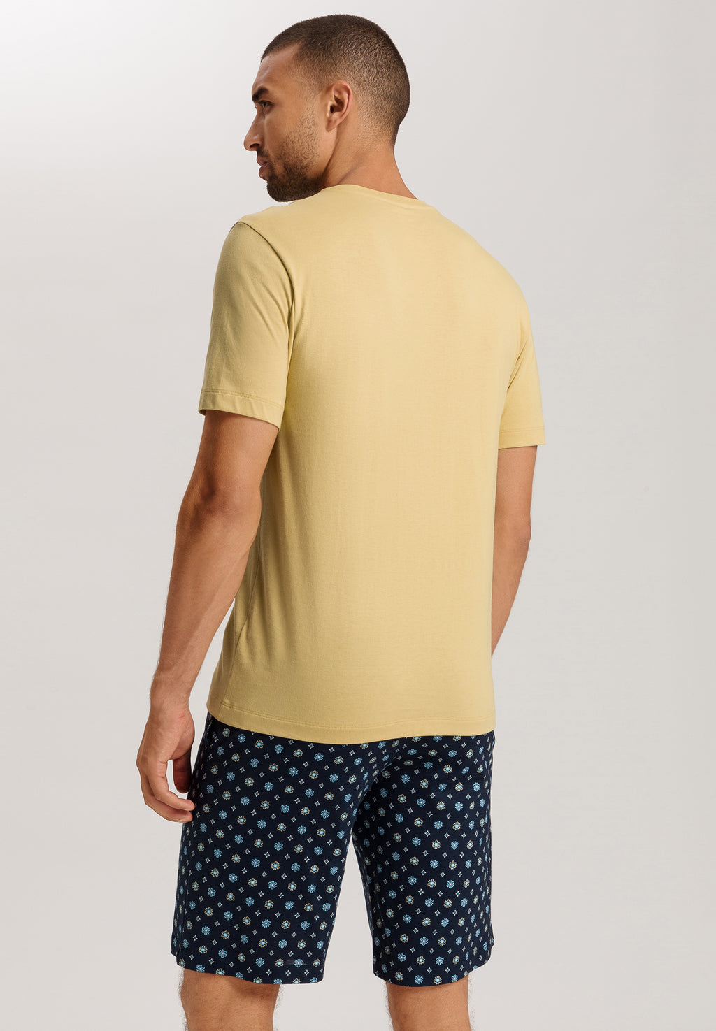 Living Shirts Jersey Cotton Crew Neck T-Shirt | Straw 75050-2248