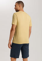 Living Shirts Jersey Cotton Crew Neck T-Shirt | Straw 75050-2248