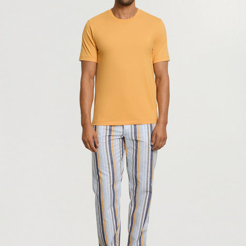 Living Shirts Cotton Crew Neck T-Shirt | Pastel Pumpkin 75050-2278