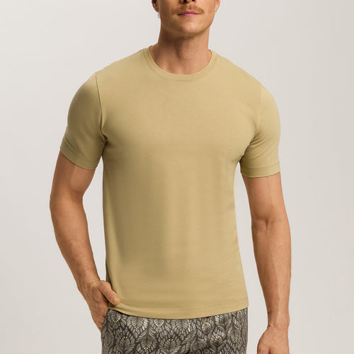 Living Shirts Jersey Cotton Crew Neck T-Shirt | Cardamom 75050-2728