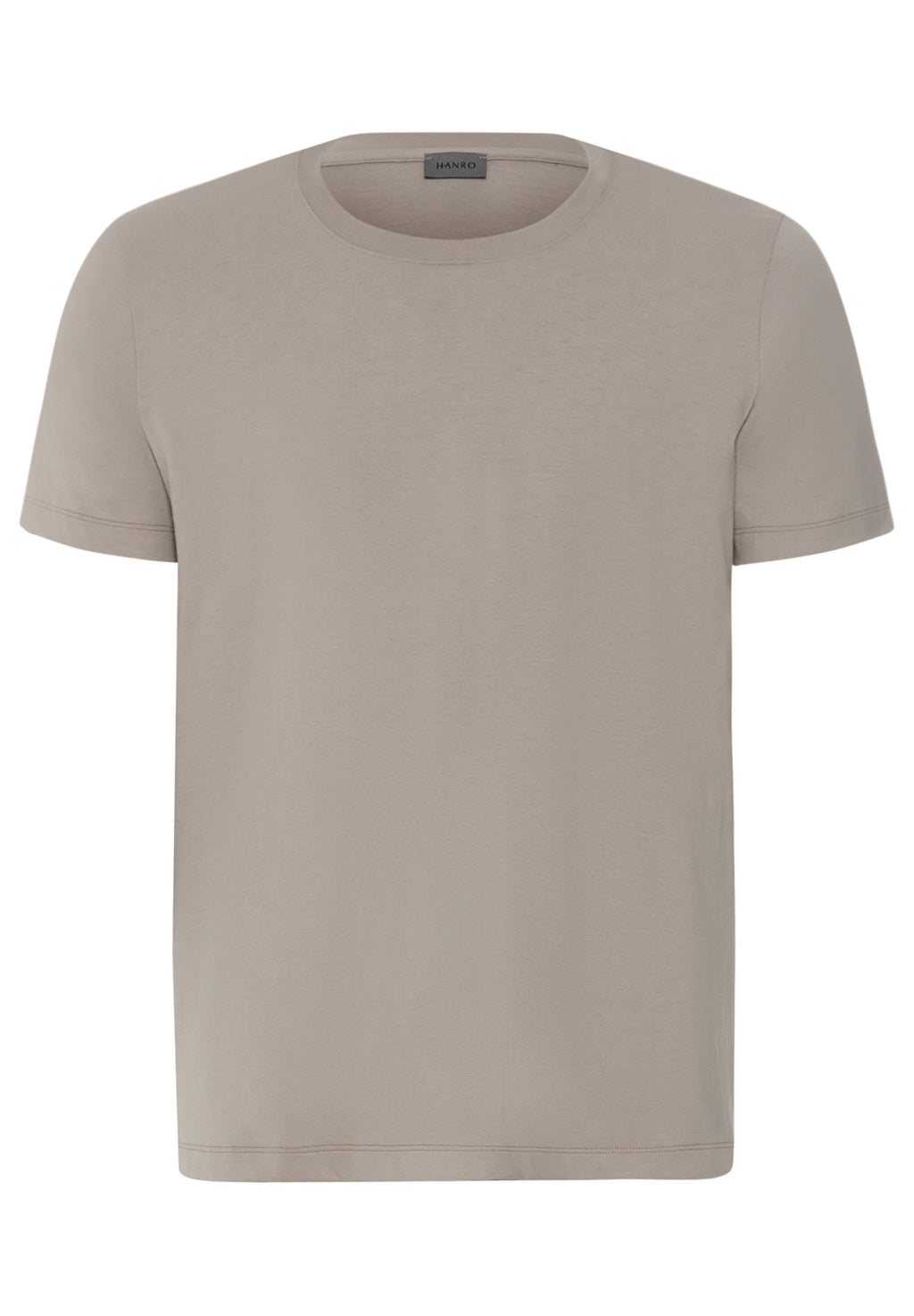 Living Shirts Cotton Crew Neck T-Shirt | Wooly Beige 75050-2848