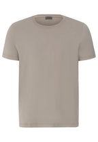 Living Shirts Cotton Crew Neck T-Shirt | Wooly Beige 75050-2848