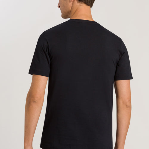 75051 Living Shirts Short Sleeve V-Neck Shirt - 019 Black