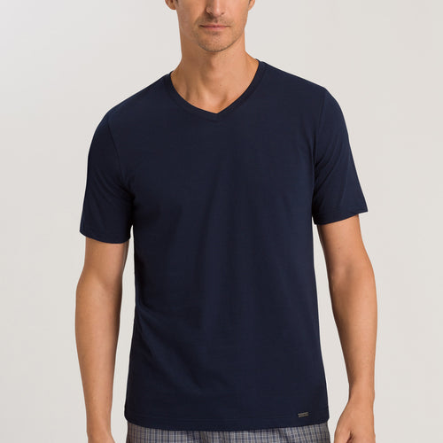 75051 Living Shirts Short Sleeve V-Neck Shirt - 1610 Deep Navy
