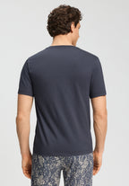 Living Shirts Cotton V-Neck T-Shirt | Stormy Gray 75051-2139