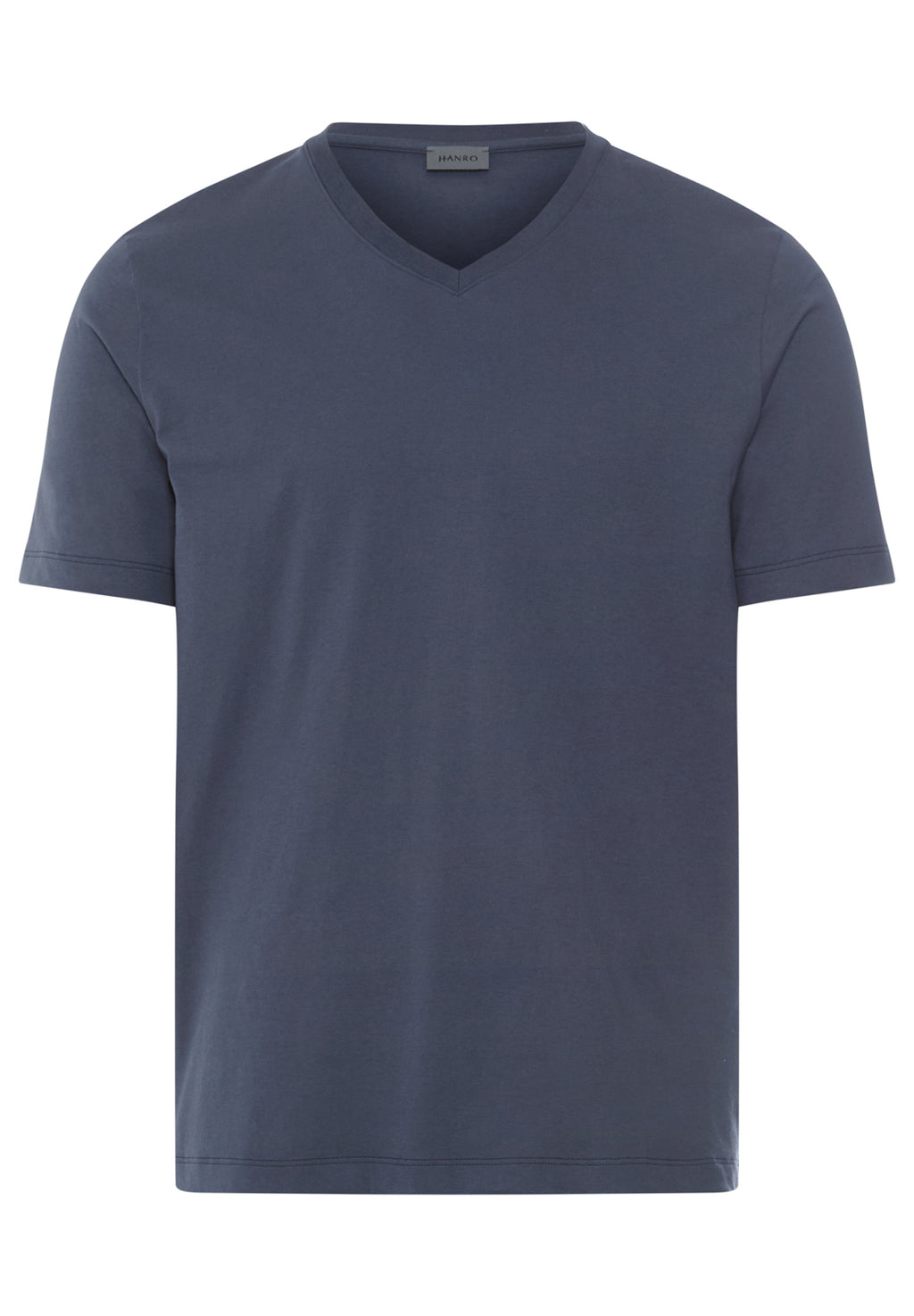 Living Shirts Cotton V-Neck T-Shirt | Stormy Gray 75051-2139