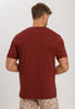 75051 Living Shirts Short Sleeve V-Neck Shirt - 2750 Russet Brown