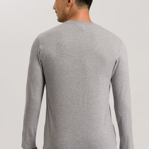 75053 Living Shirts Long Sleeve Shirt - 1036 Grey Melange