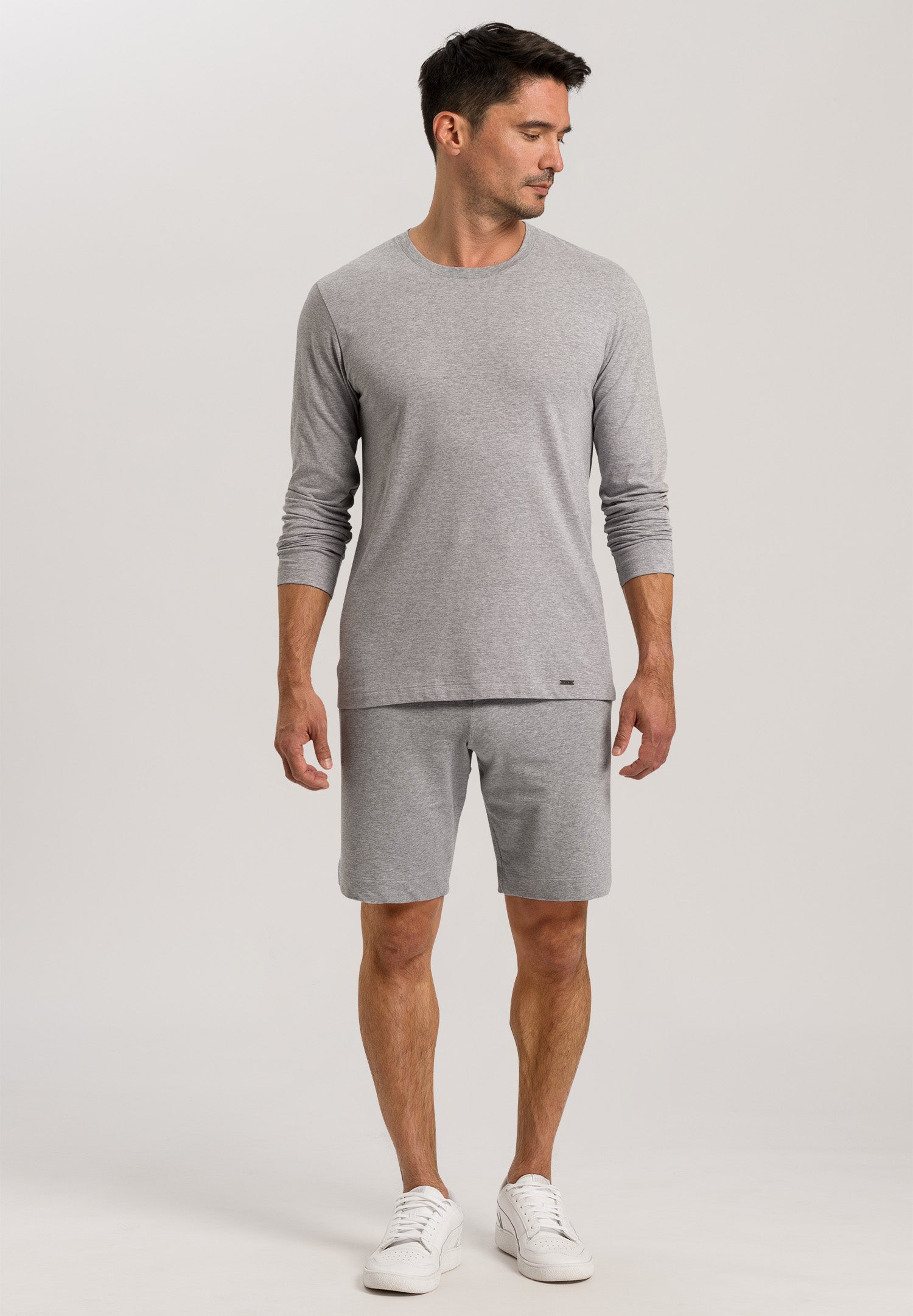 75053 Living Shirts Long Sleeve Shirt - 1036 Grey Melange