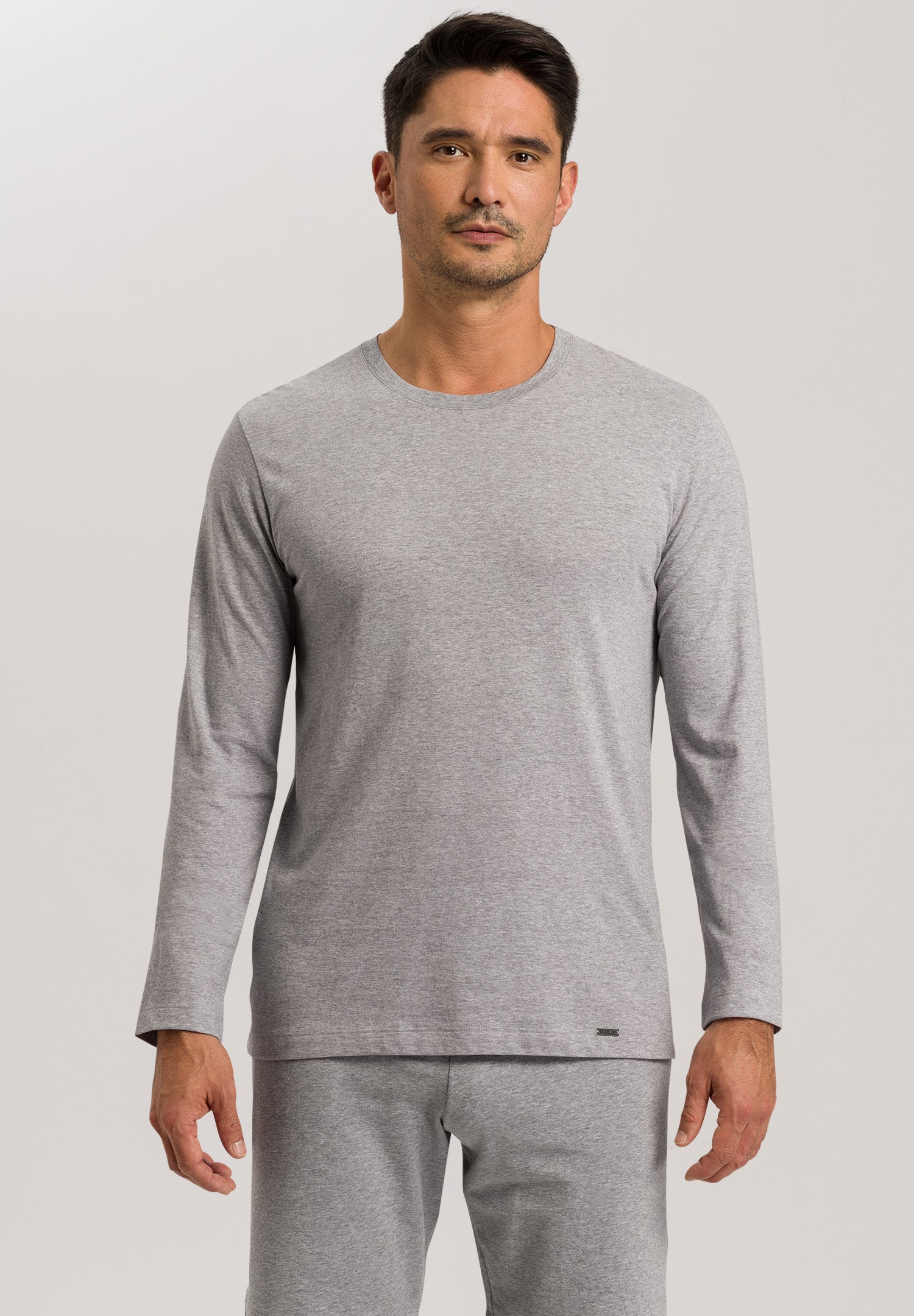 75053 Living Shirts Long Sleeve Shirt - 1036 Grey Melange