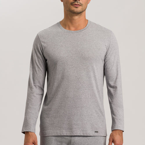 75053 Living Shirts Long Sleeve Shirt - 1036 Grey Melange