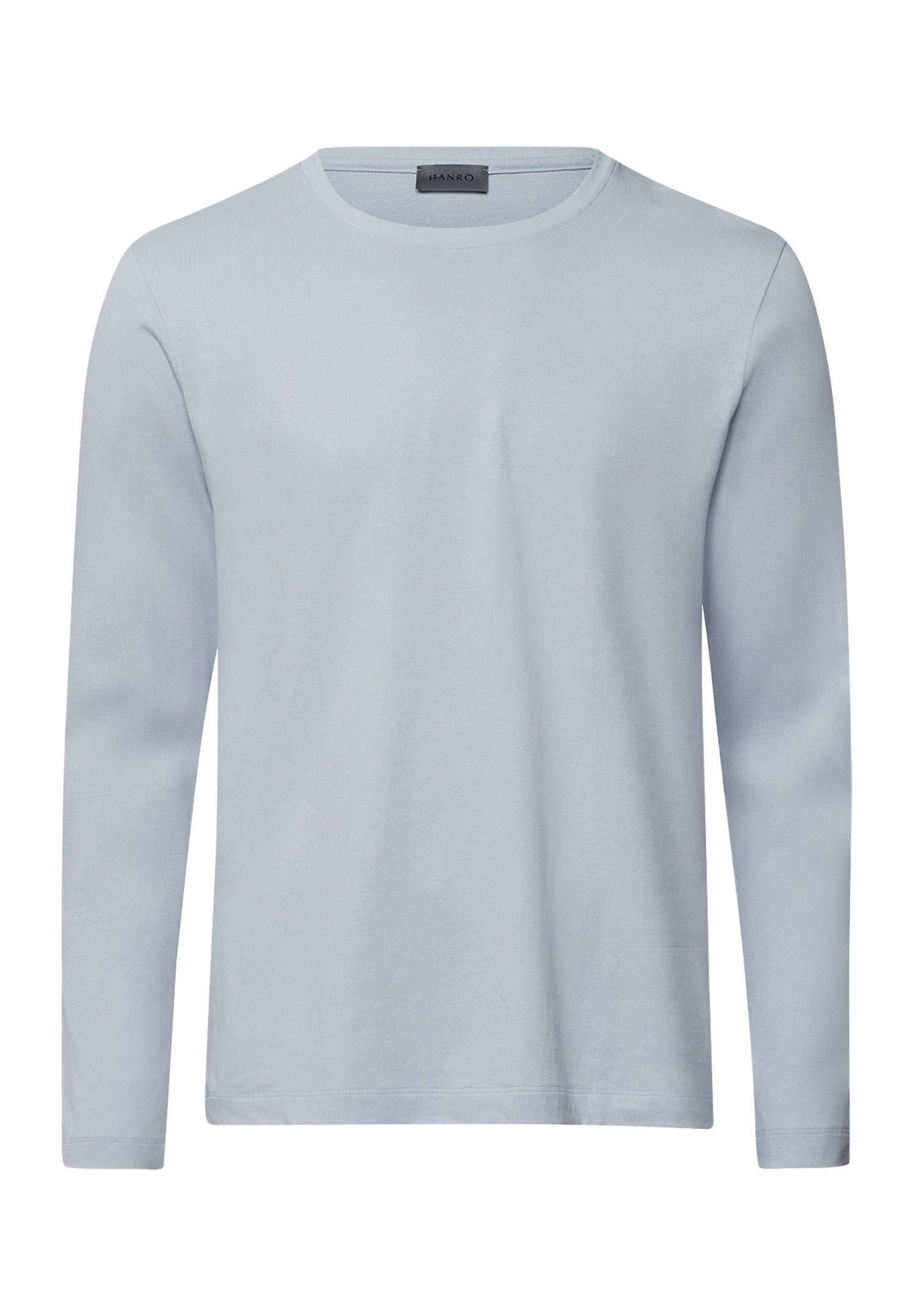 Living Shirts Cotton Crew Neck Top | White Topaz 75053-2125