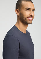 Living Shirts Cotton Crew Neck Top | Stormy Gray 75053-2139