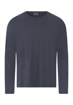 Living Shirts Cotton Crew Neck Top | Stormy Gray 75053-2139