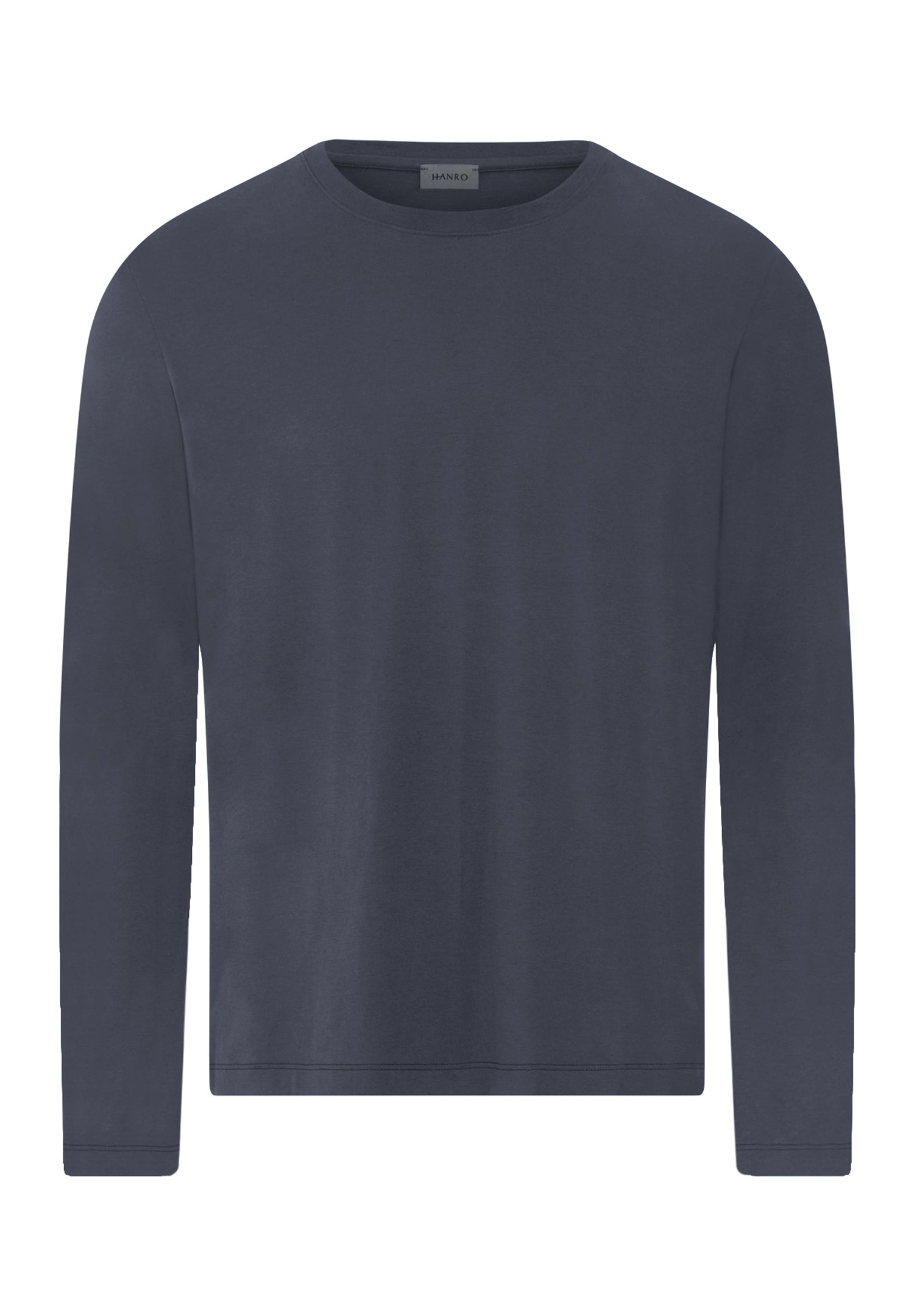 Living Shirts Cotton Crew Neck Top | Stormy Gray 75053-2139