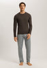 Living Shirts Cotton Crew Neck Top | Earthy Ink 75053-2147