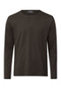 Living Shirts Cotton Crew Neck Top | Earthy Ink 75053-2147