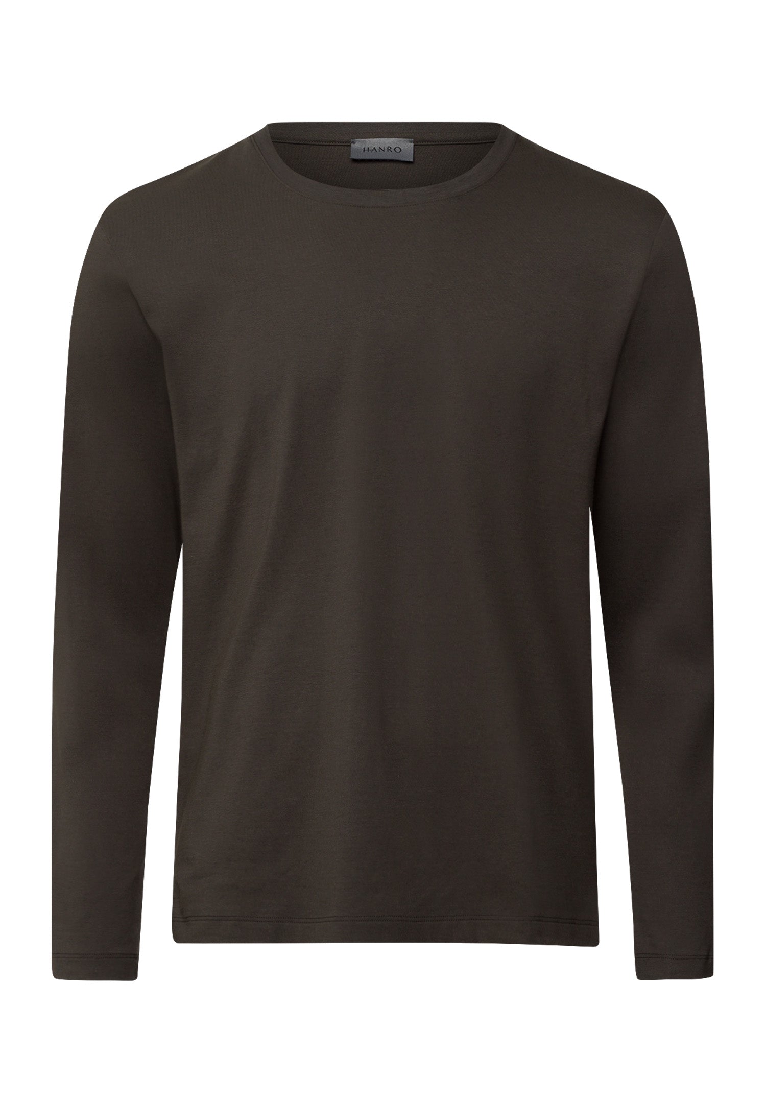 Living Shirts Cotton Crew Neck Top | Earthy Ink 75053-2147