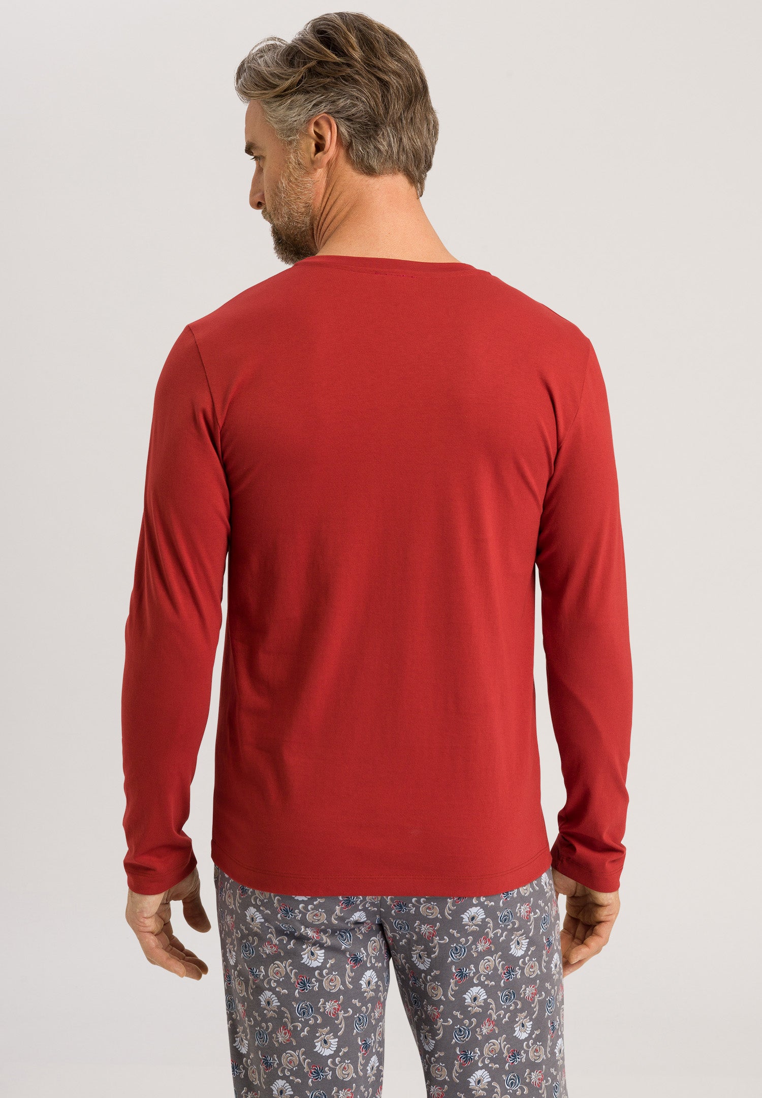 75053 Living Shirts Long Sleeve Shirt - 2422 Red Ochre