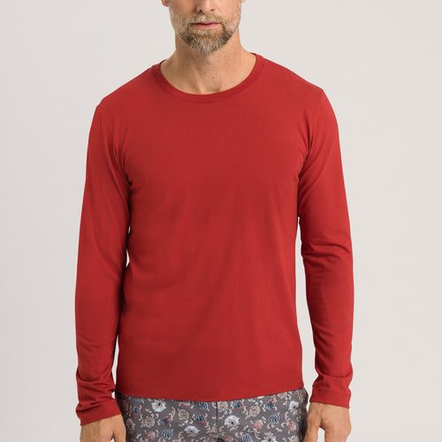 75053 Living Shirts Long Sleeve Shirt - 2422 Red Ochre