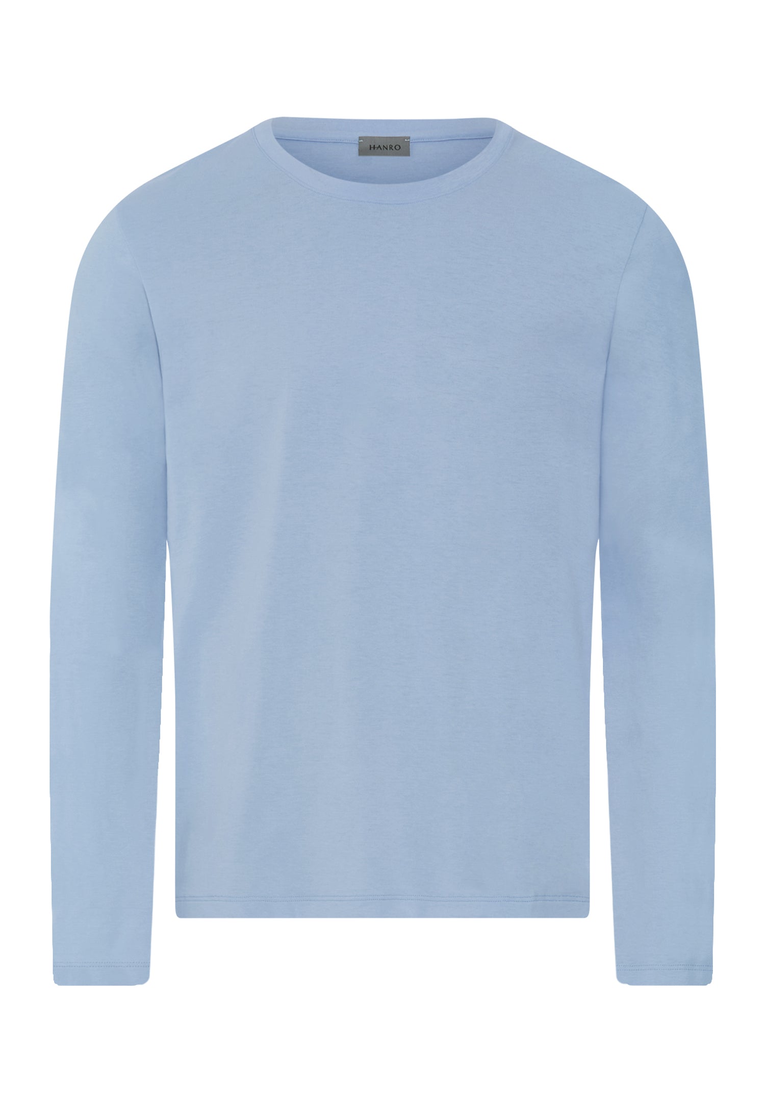 Living Shirts Cotton Crew Neck Top | Cashmere Blue 75053-2587