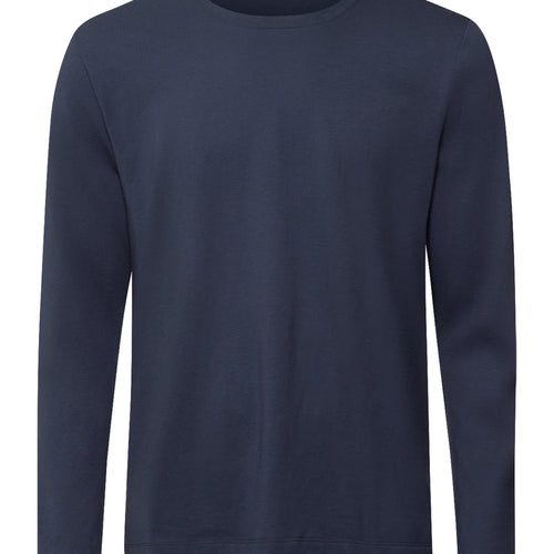 Living Shirts Cotton Crew Neck Top | Ombre Blue 75053-2635