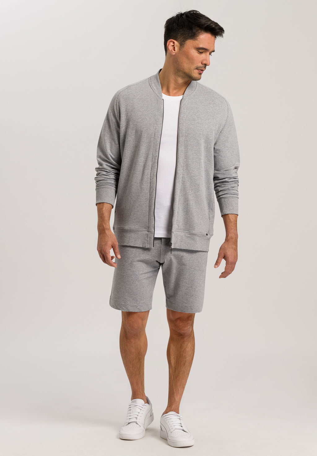 75076 Living Zip Jacket - 1036 Grey Melange