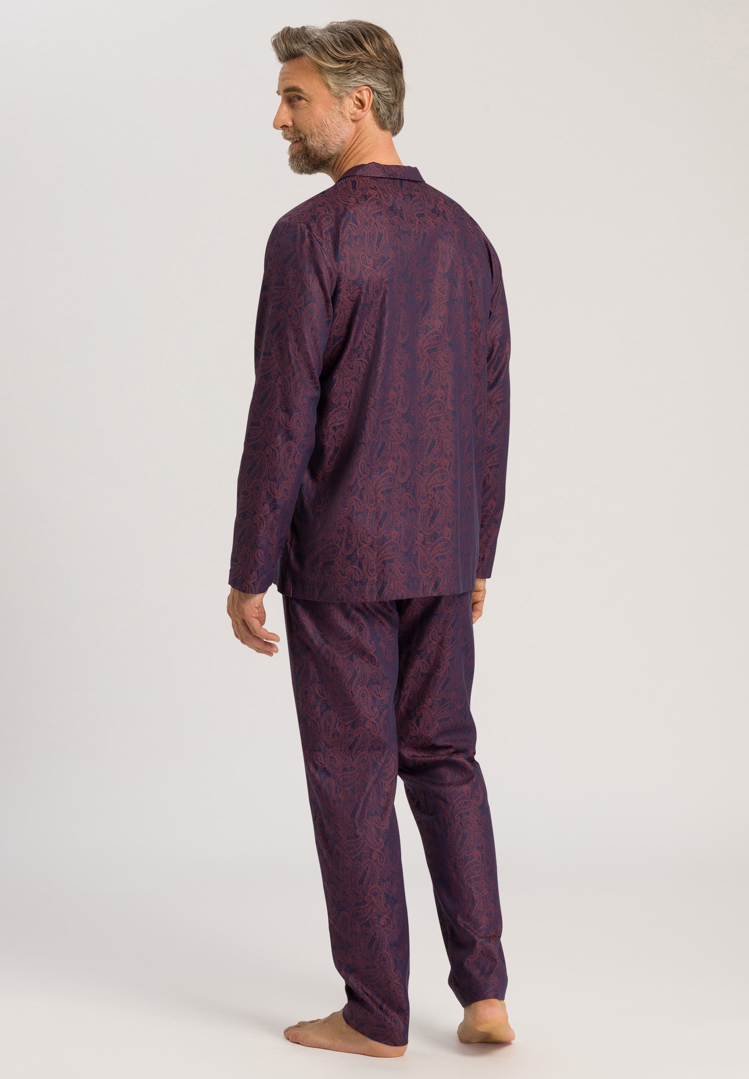 75092 Selection L/Slv Woven Pajama - 2387 Traditional Paisley