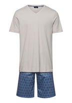 75107 Night & Day Short Sleeve Pajama Set - 2885 Blue Mosaic