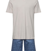 75107 Night & Day Short Sleeve Pajama Set - 2885 Blue Mosaic