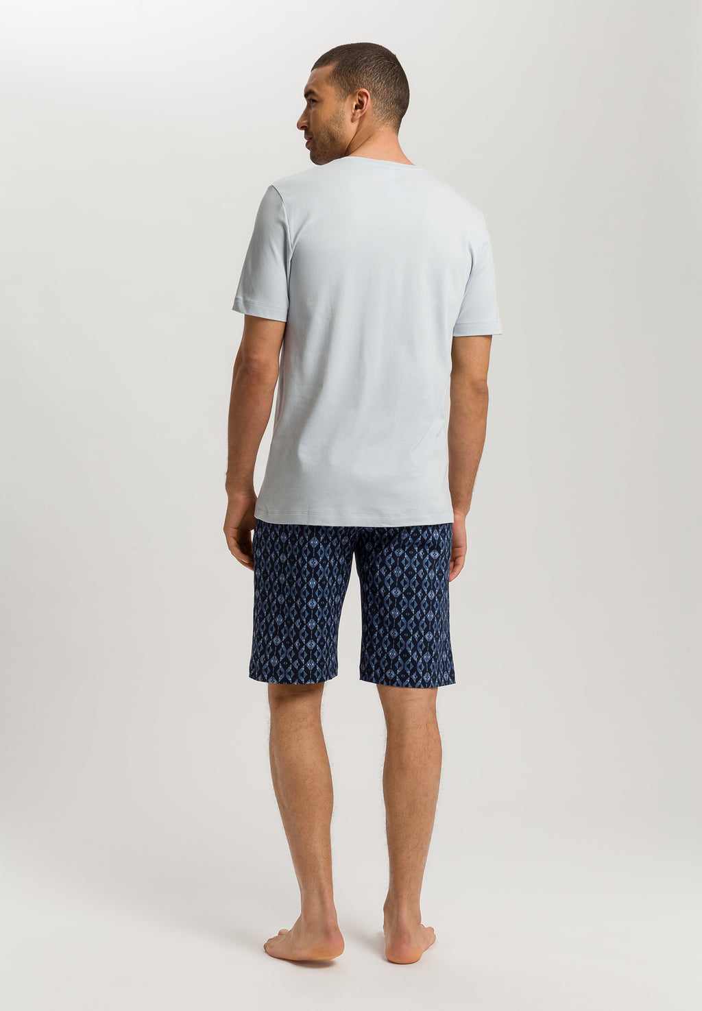 Night And Day Cotton Pajama Set | Blue Diamonds 75107-3023