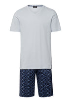Night And Day Cotton Pajama Set | Blue Diamonds 75107-3023