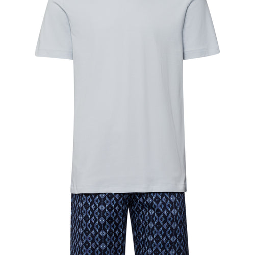 Night And Day Cotton Pajama Set | Blue Diamonds 75107-3023