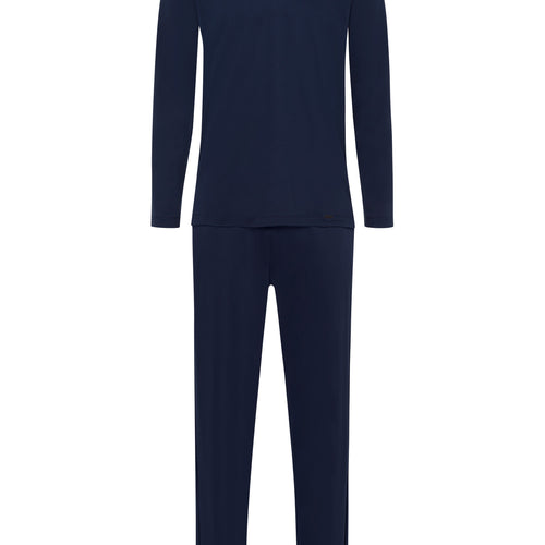 75109 Night Selection Long Sleeve Pajama Set - 1610 Deep Navy