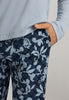 Night And Day Cotton Pajama Set | Night Blue Tiles 75111-3013