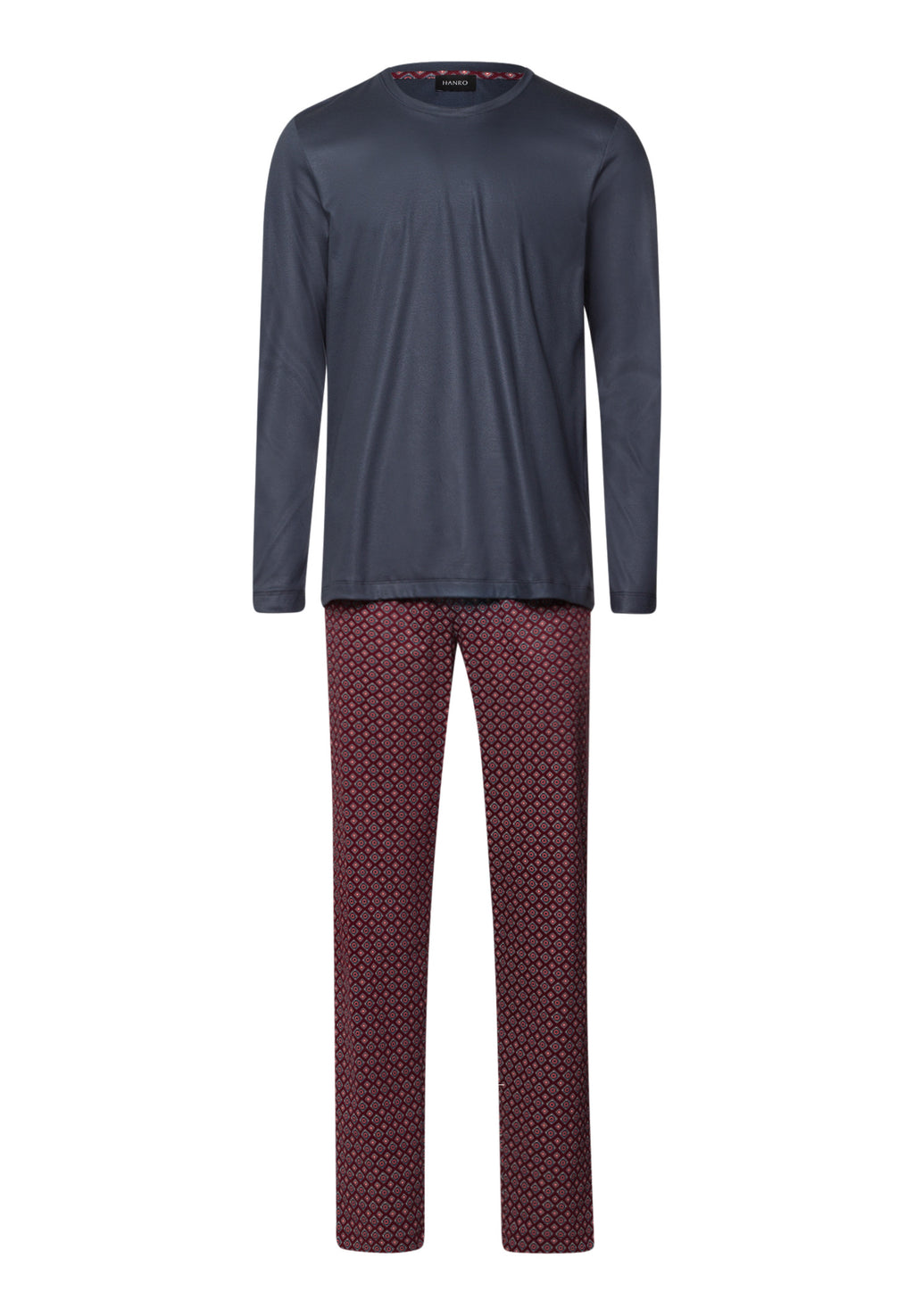 Night And Day Cotton Pajama Set | Red Gems Print 75111-3036