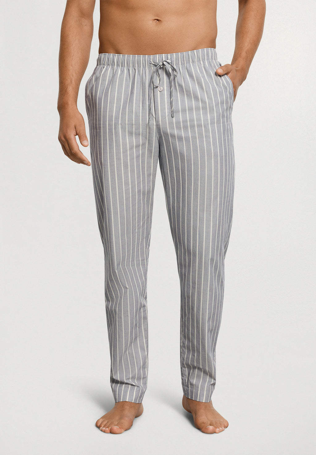 Night And Day Cotton Woven Pajama Pants | Denim Stripe 75114-3108