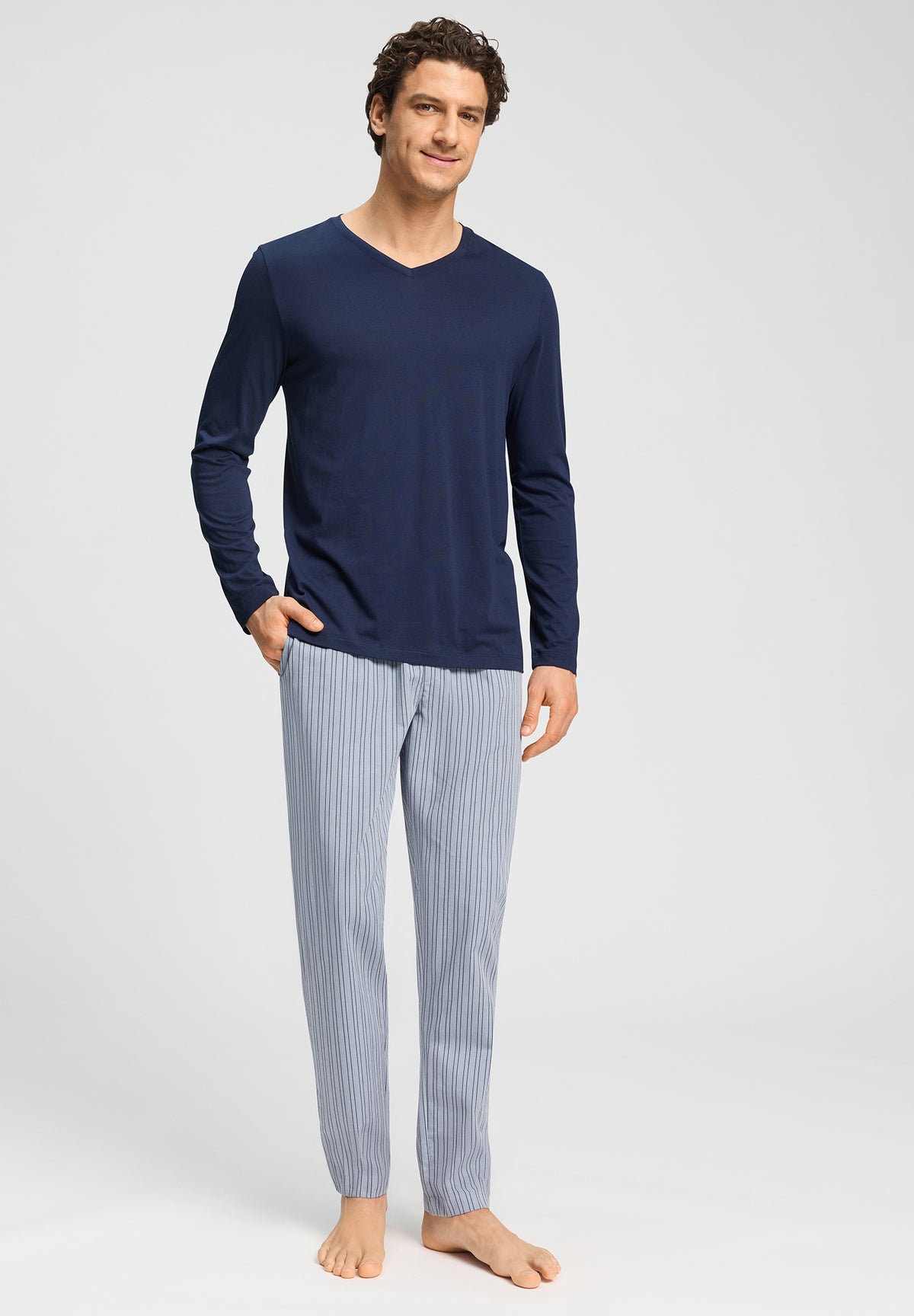Night And Day Cotton Woven Pajama Pants | Jeans Lines 75114-3129