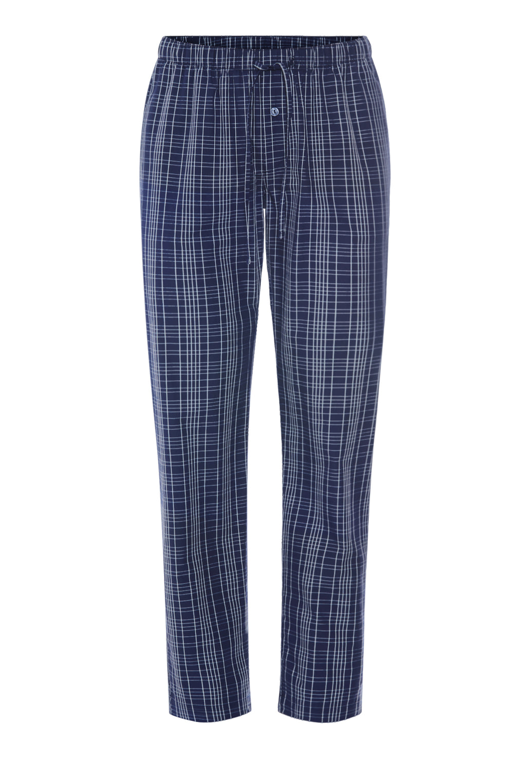Night And Day Cotton Woven Pajama Pants | Checked Blue 75114-3131
