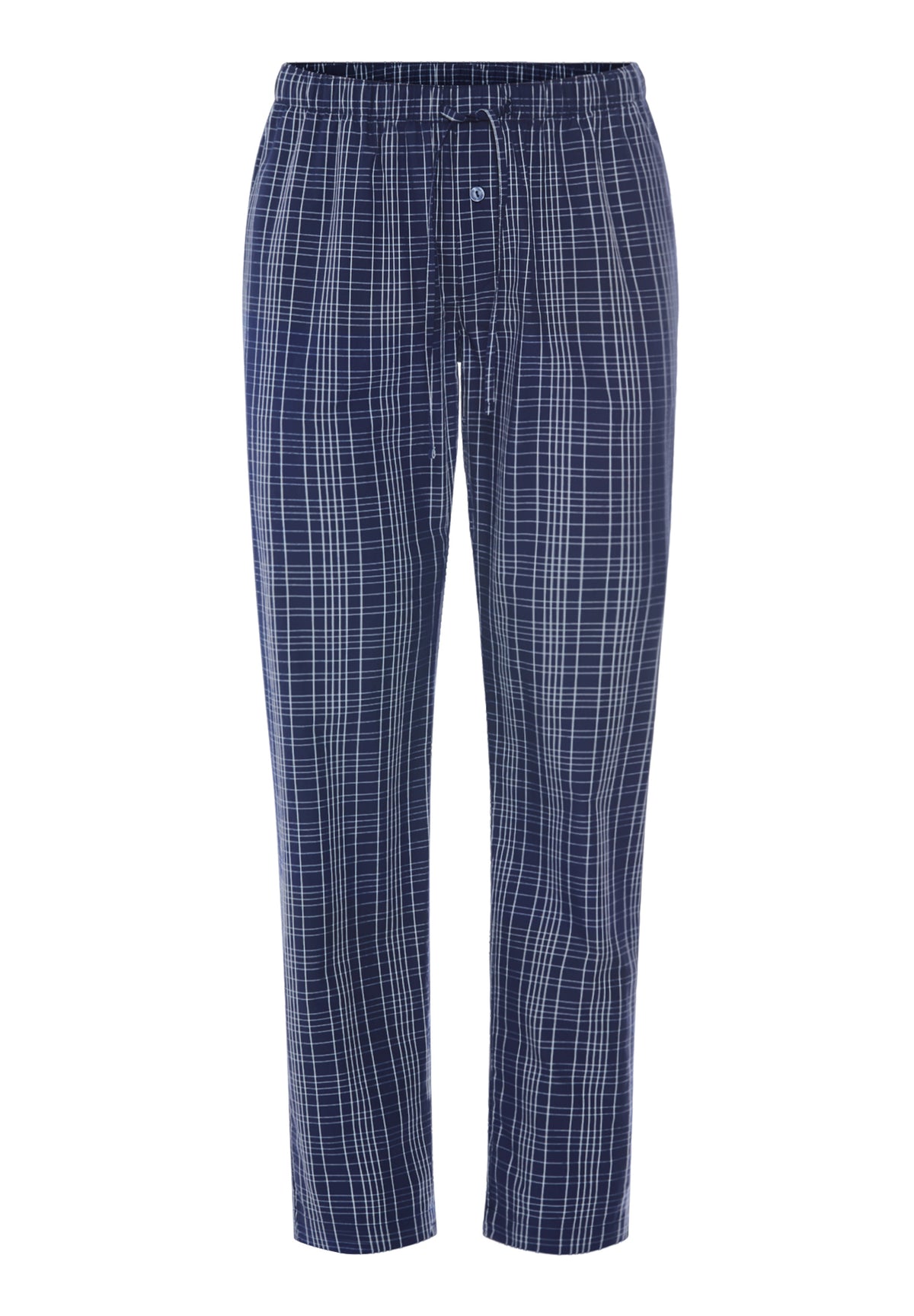 Night And Day Cotton Woven Pajama Pants | Checked Blue 75114-3131