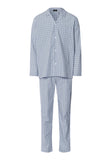 Night And Day Woven Cotton Pajama Set | Sea Breeze Check 75115-3017