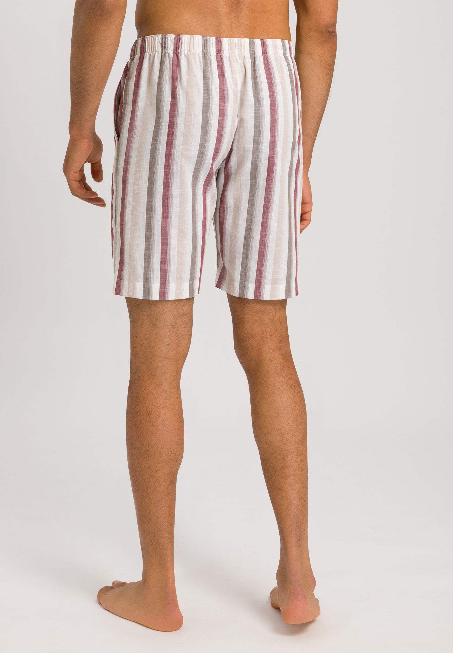 75117 Night & Day SHORT WOVEN PANT - 2876 Russet Beige Stripe