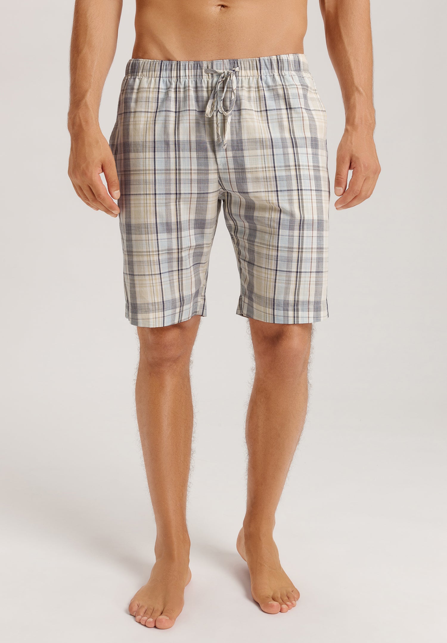 Night And Day Short Woven Pant | Gentle Check 75117-3018