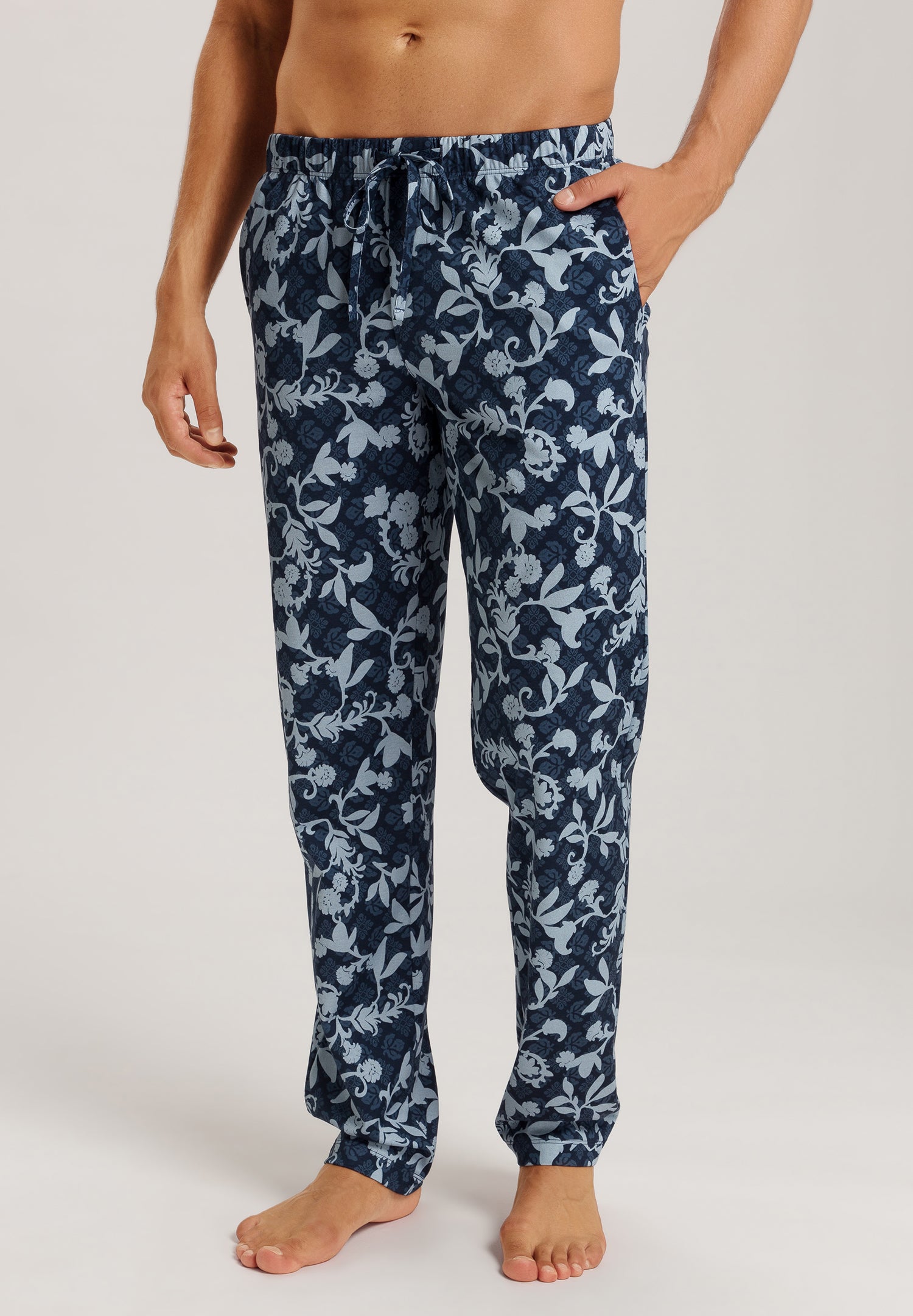 Night And Day Knit Lounge Pant | Night Blue Tiles 75216-3013