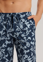 Night And Day Knit Lounge Pant | Night Blue Tiles 75216-3013