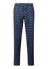 Night And Day Knit Lounge Pant | Blue Diamonds 75216-3023