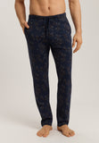 Night And Day Knit Lounge Pant | Navy Ink Leaves 75216-3033