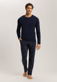 Night And Day Knit Lounge Pant | Navy Ink Leaves 75216-3033
