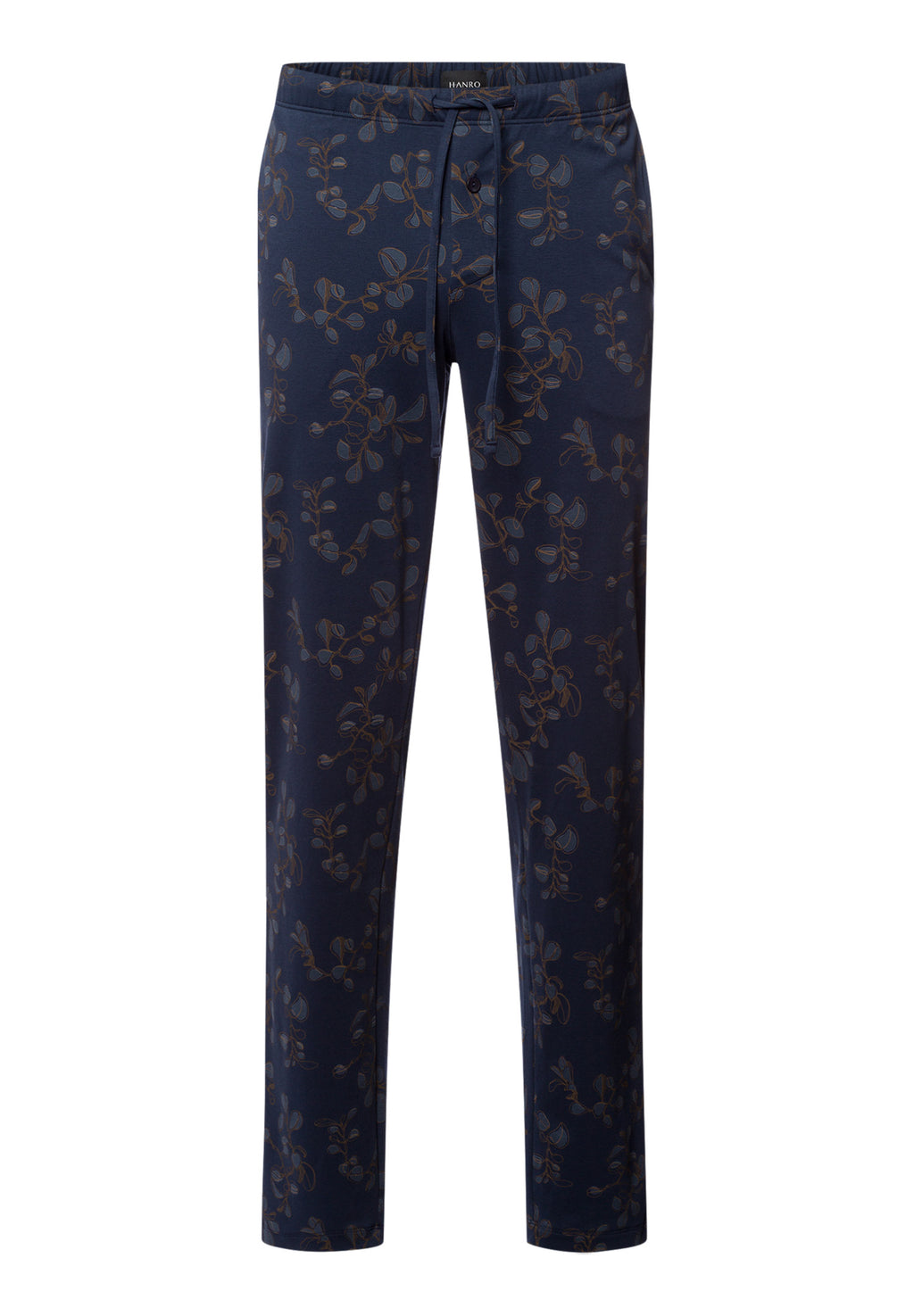 Night And Day Knit Lounge Pant | Navy Ink Leaves 75216-3033