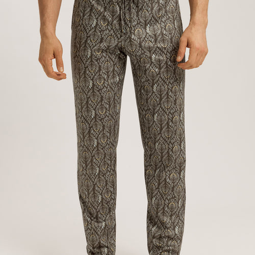 Night And Day Knit Lounge Pant | Green Lichen Pattern 75216-3034